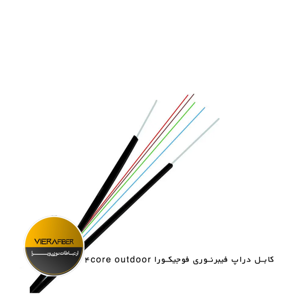 کابل دراپ فیبرنوری فوجیکورا 4core outdoor