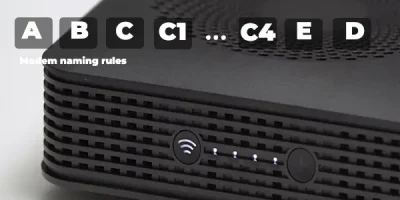 Modem naming rules