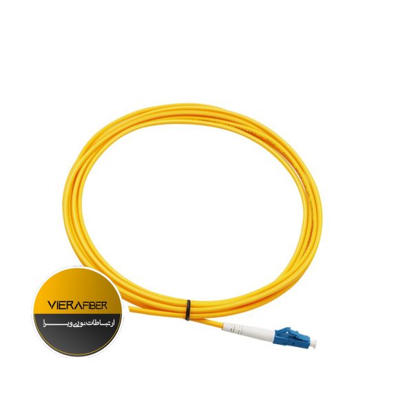 پیگتیل فیبرنوری ویرا فایبر سه میلیمتر lc-upc sm 1.5 3mm