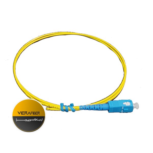 پیگتیل فیبرنوری ویرا فایبر دومیلیمتر sc-upc sm 1.5 2mm